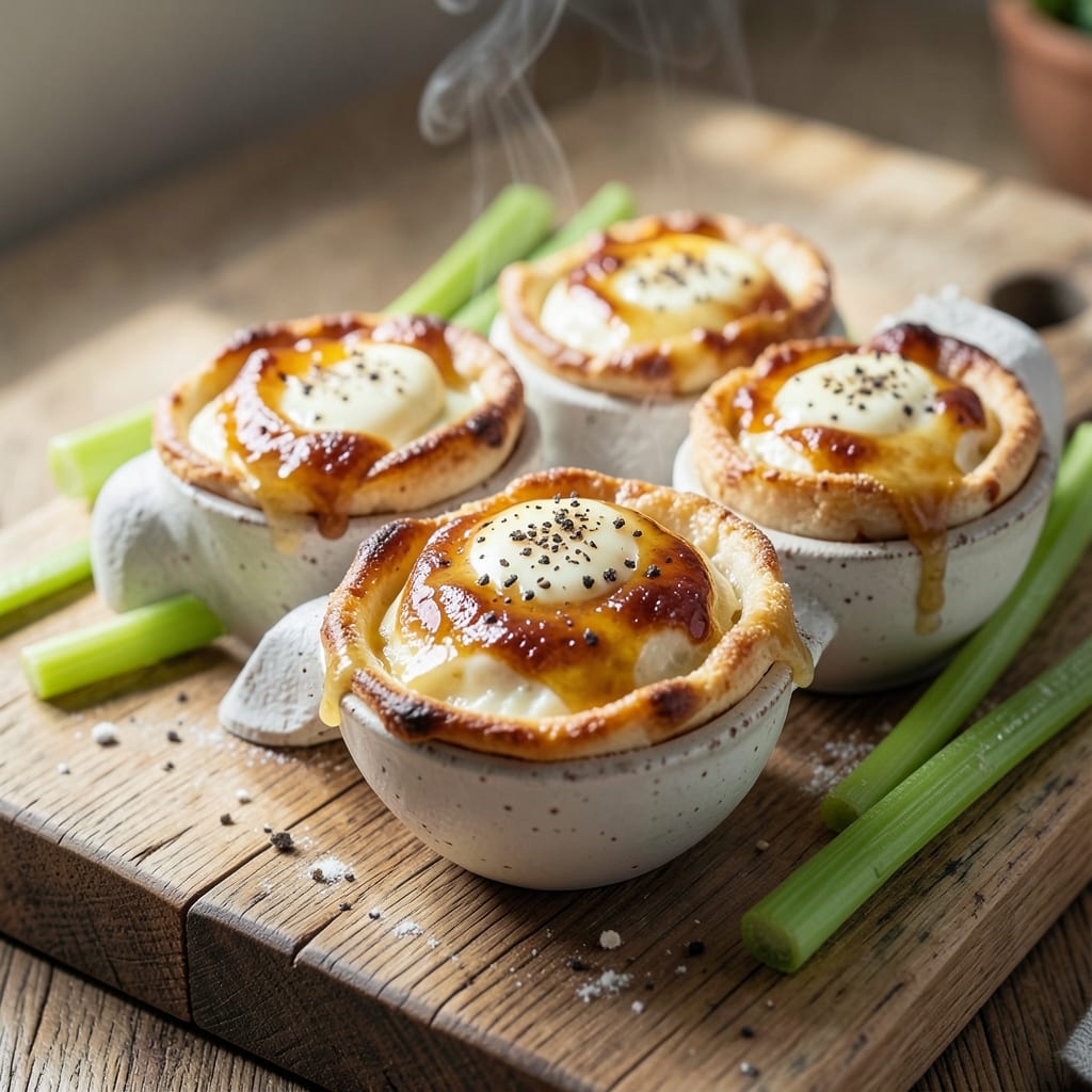 Baby Egg Cups Recipe: Crispy Celery-Crusted Bites With Runny Yolk Magic