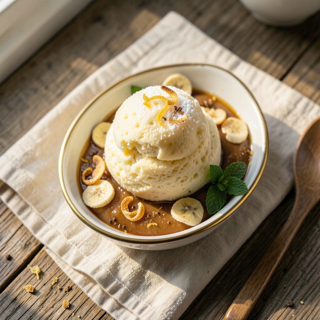 Banana Egg Soufflé Recipe: Light Clouds With Silky Yolk Streaks