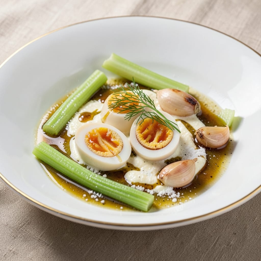 Creamy Salted Egg Recipe: Celery Crunch Meets Tangy Creaminess