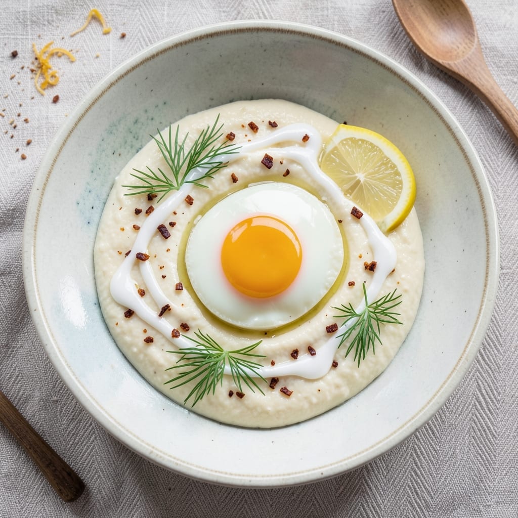 Egg And Curd Recipe: Celery-Crusted Crunch With Runny Yolk Magic