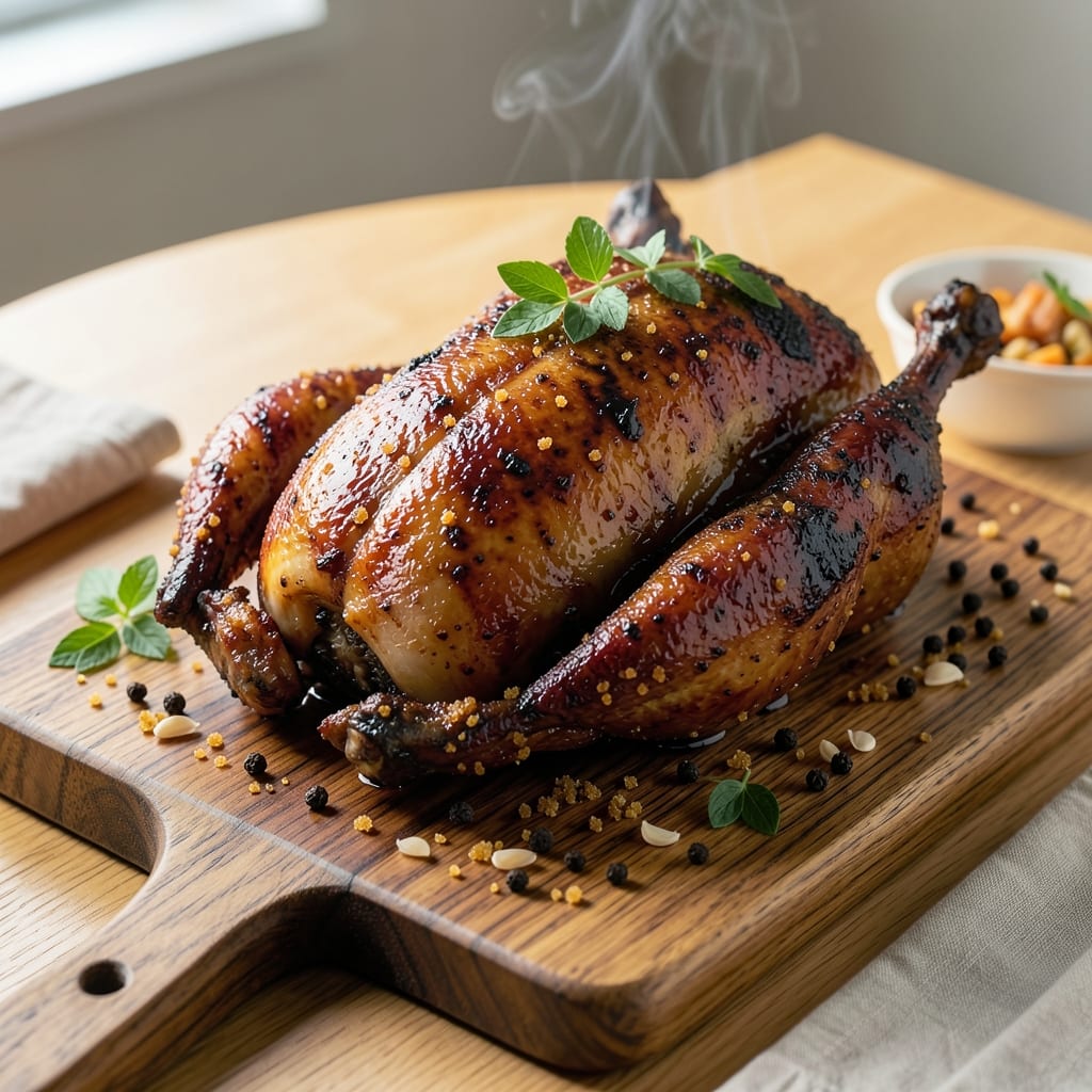 Big Green Egg Smoked Whole Chicken Recipe: Deep-Smoke Flavor With Juicy Dark Meat