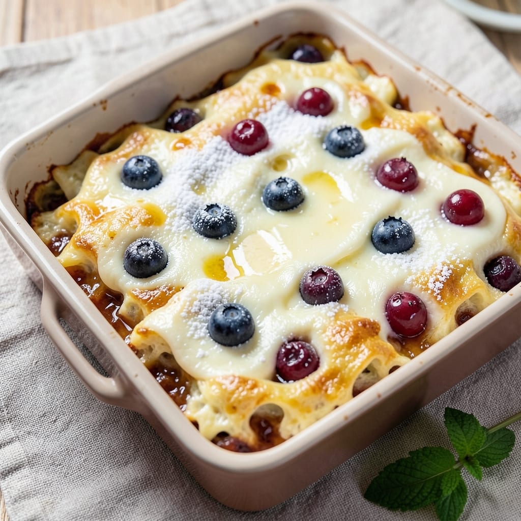 Blueberry Egg Bake Recipe: Fluffy Custard With Bursting Berries