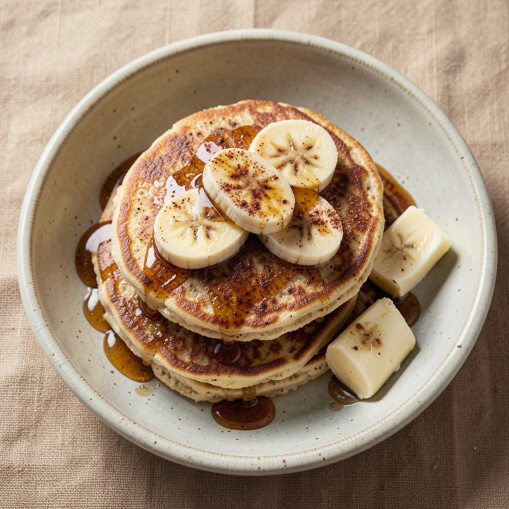 Banana Egg Oat Pancake Recipe: Fluffy Stacks With Golden Brown Edges