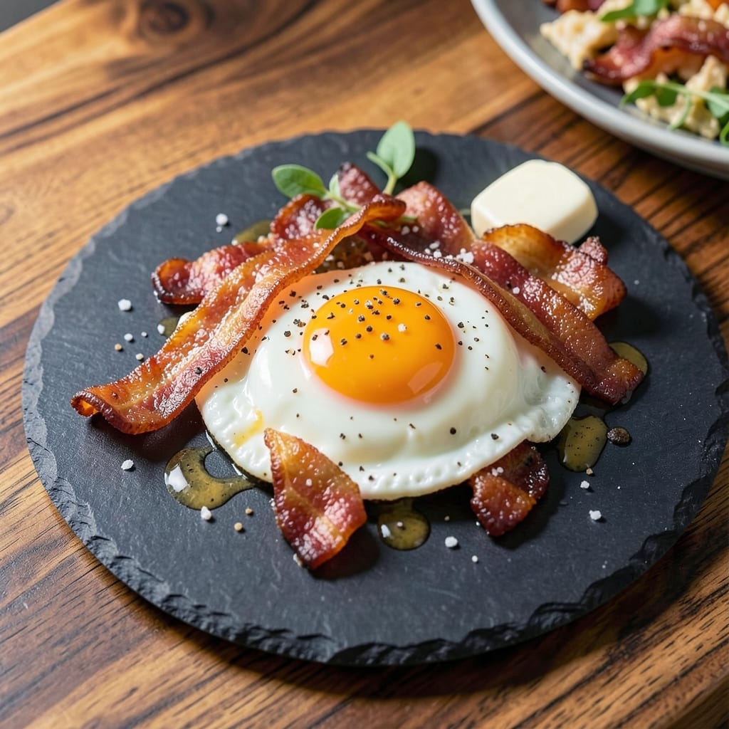 Bacon and Egg Air Fryer Recipe: Crispy Edges and Runny Yolk Magic