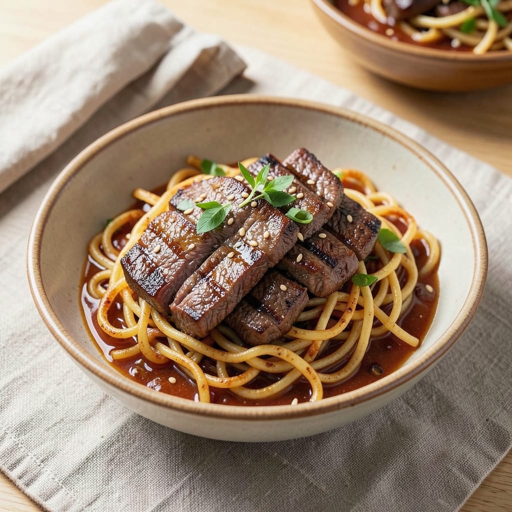 Beef and Frozen Egg Noodles Recipe: One-Pot Hearty Breakfast in 20 Minutes