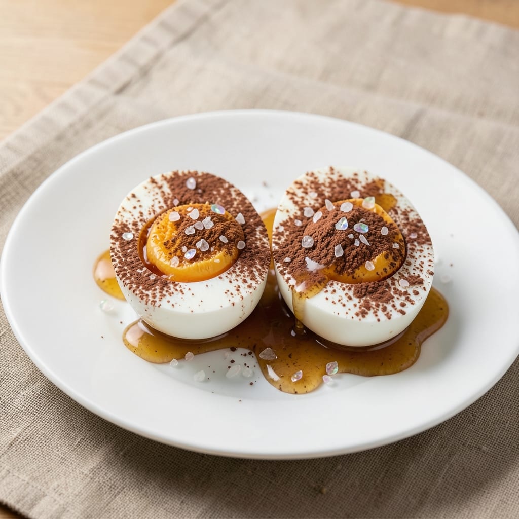 Boiled Eggs With Cocoa Powder Recipe: Rich Chocolate-Dipped Protein Bites