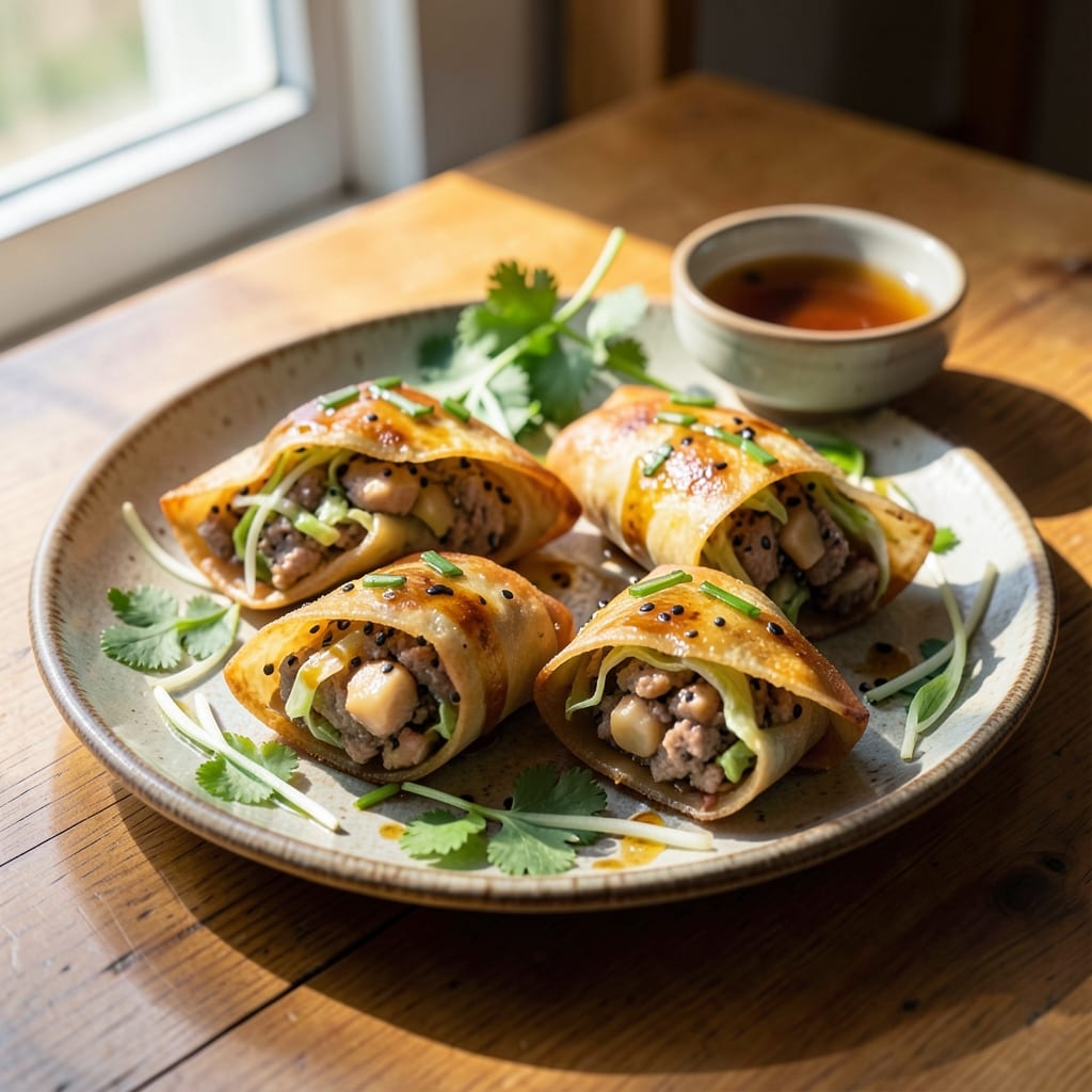 Chinese New Year Egg Roll Recipe: Festive Crispy Wraps With Scallion Oil Magic