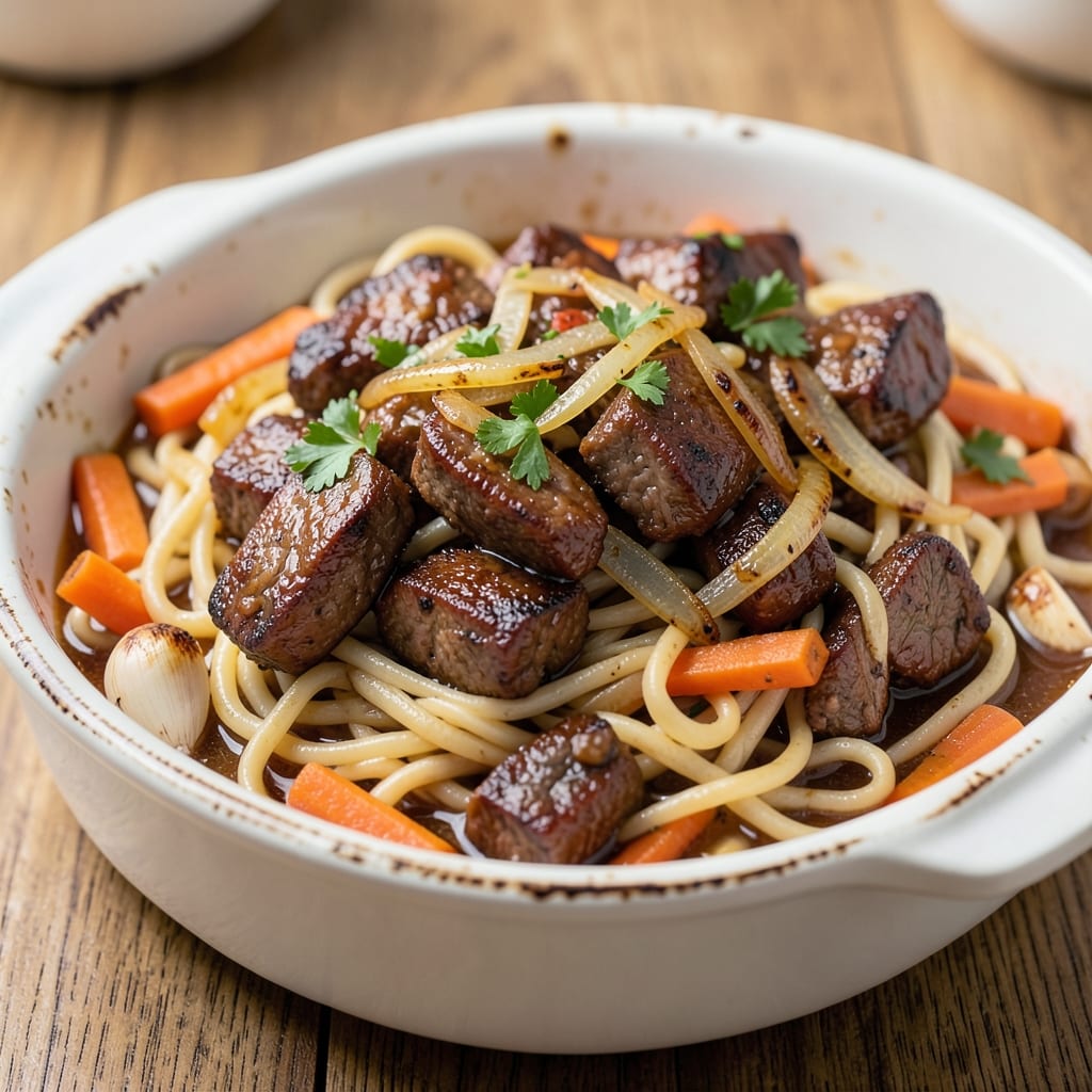 Beef Tips and Egg Noodles Recipe Crock Pot: Slow-Cooked Savory Simmer With Tender Bites