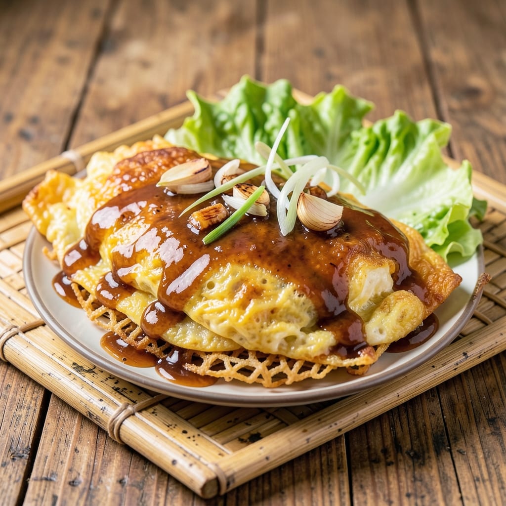 Chinese Egg Foo Young With Brown Gravy Recipe: Wok-Seared Crispness and Silky Egg Ribbons