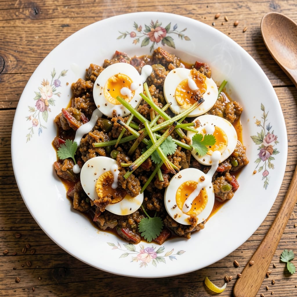 Boiled Egg Masala Fry Recipe: Crispy Celery Crust With Spiced Yogurt Twist