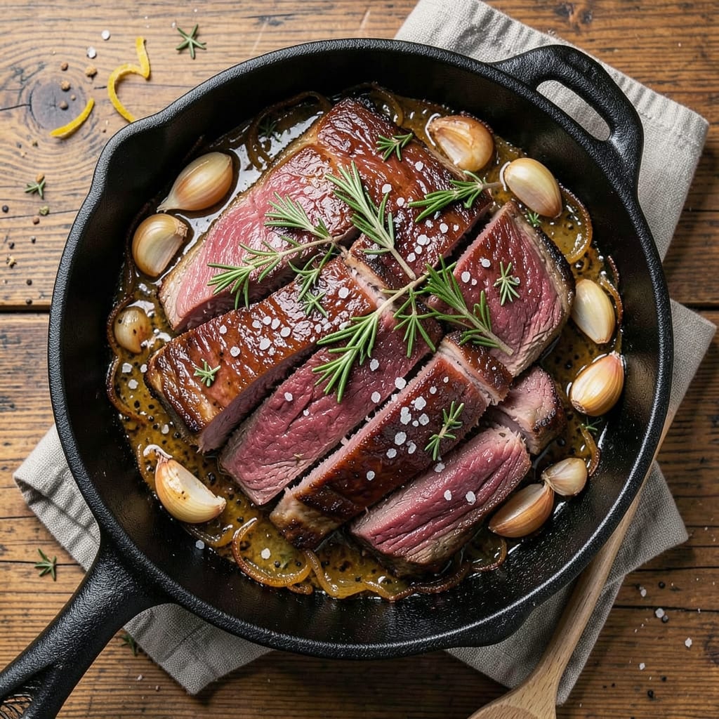 Big Green Egg Venison Roast Recipe: Smoky Cast-Iron Tenderloin With Herbed Rub