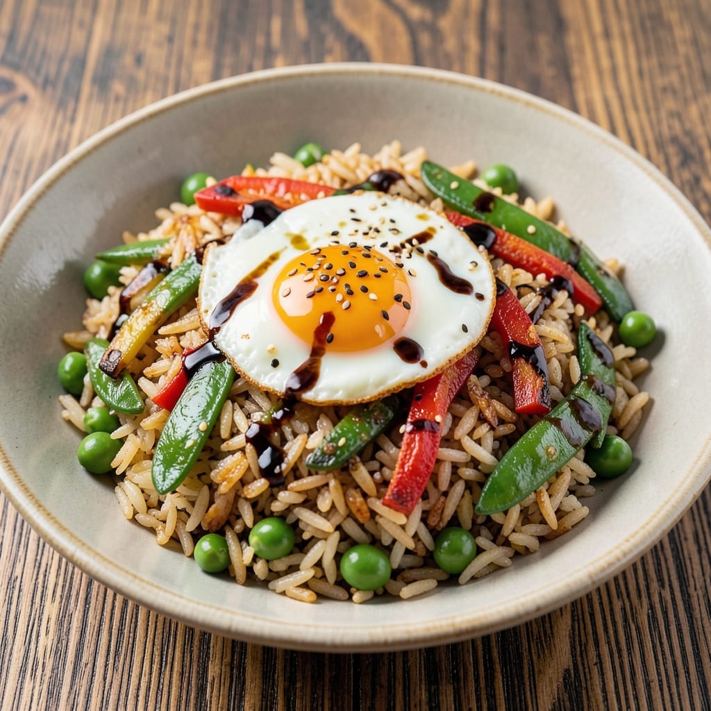 Easy Fried Rice Recipe with Egg and Frozen Vegetables: One-Pan Meal in 15 Minutes