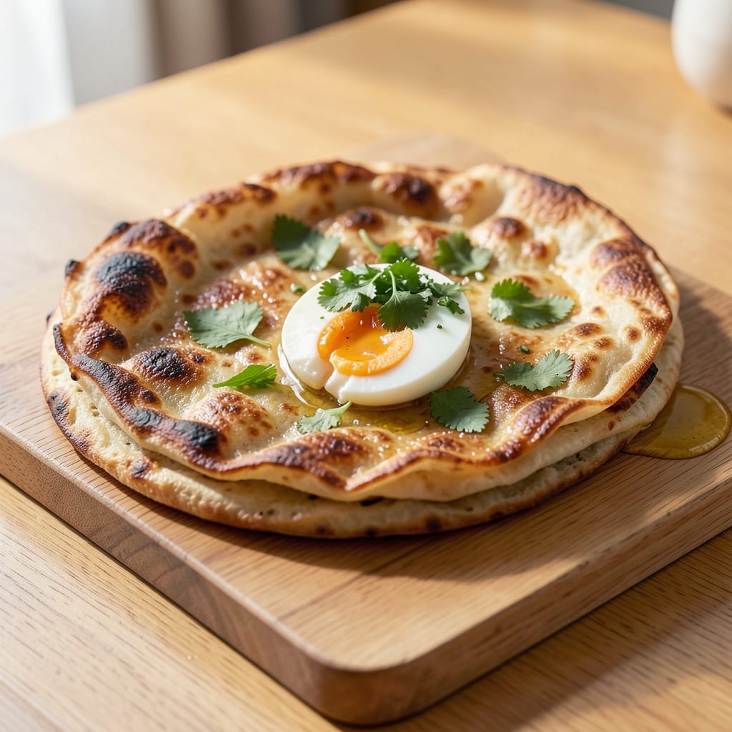 Boiled Egg Paratha Recipe: Flaky Layers and Runny Yolk Magic