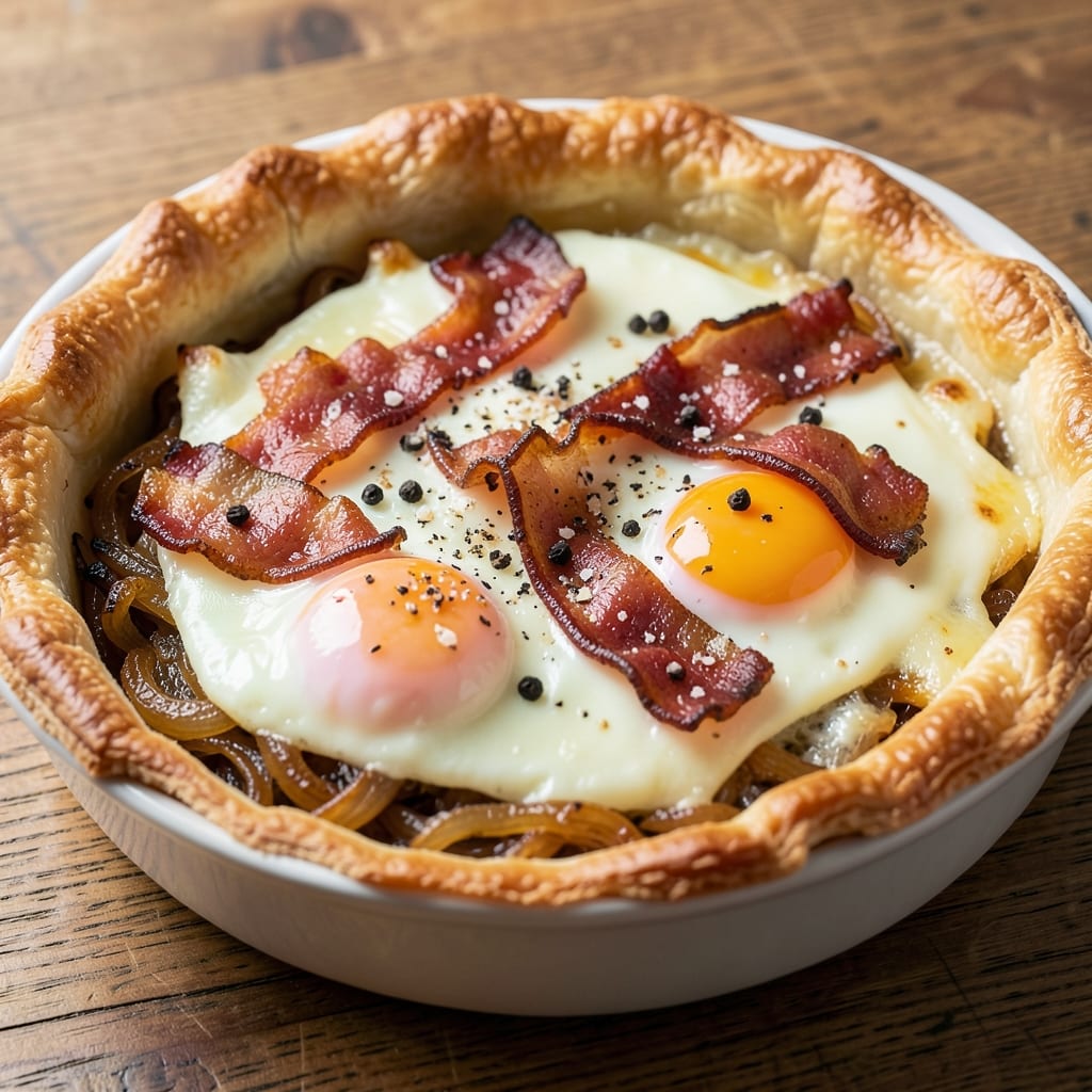 Bacon and Egg Pie Recipe New Zealand: Kiwi-Style Crispy Crust and Runny Yolk Magic