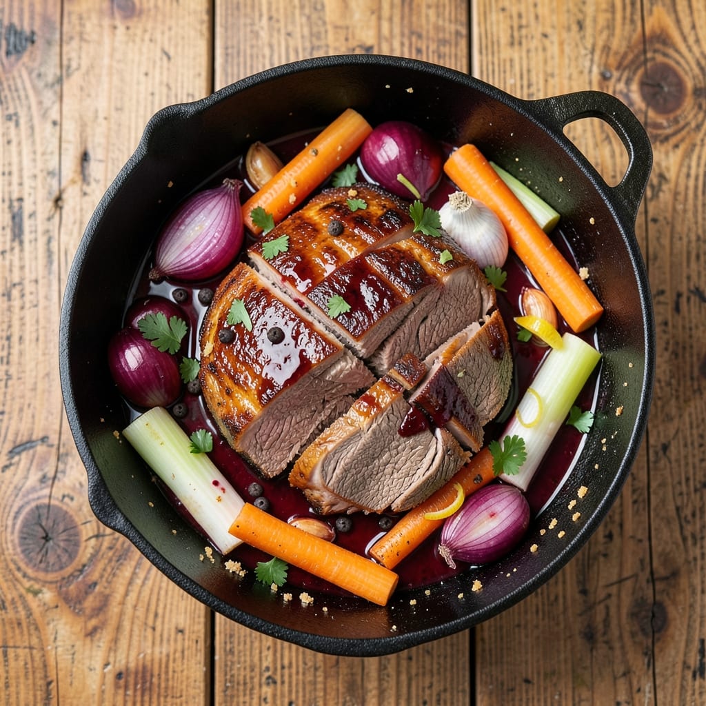 Big Green Egg Pot Roast Recipe: Smoky-Roasted Tenderness in One Dish
