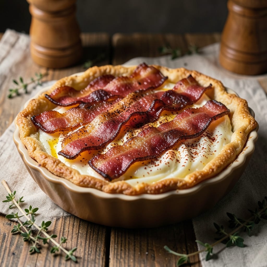 Bacon and Egg Pie Recipe Edmonds: Smoky Crust Meets Savory Yolk Overflow