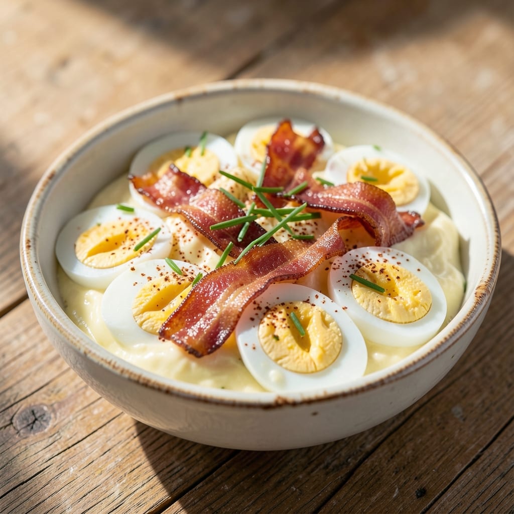 Deviled Eggs With Bacon Dip Recipe: Smoky Crunch Meets Creamy Yolk Magic