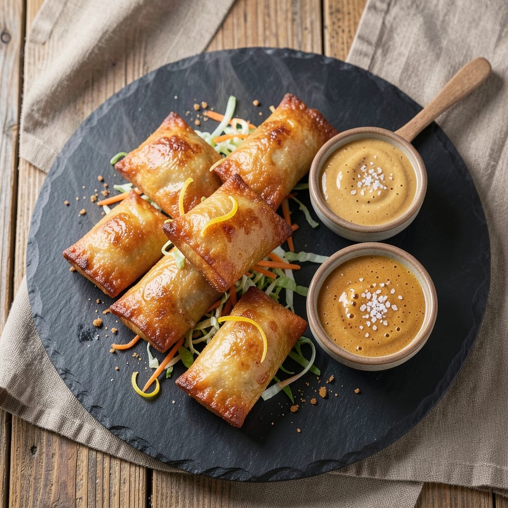 Chilis Egg Rolls Copycat Recipe: Air-Crisped Bites With Tangy Yogurt Drizzle