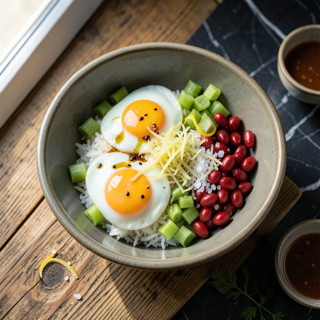 Chinese Herbal Egg Recipe: Celery-Ginger Crust With Silky Yolk Magic