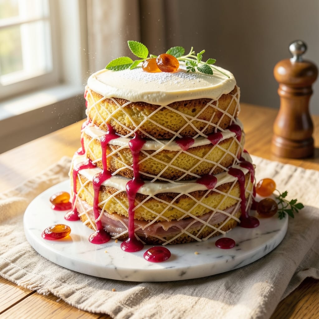 Duck Egg Cake Recipe: Golden Crust with Silky Yolk Surprise
