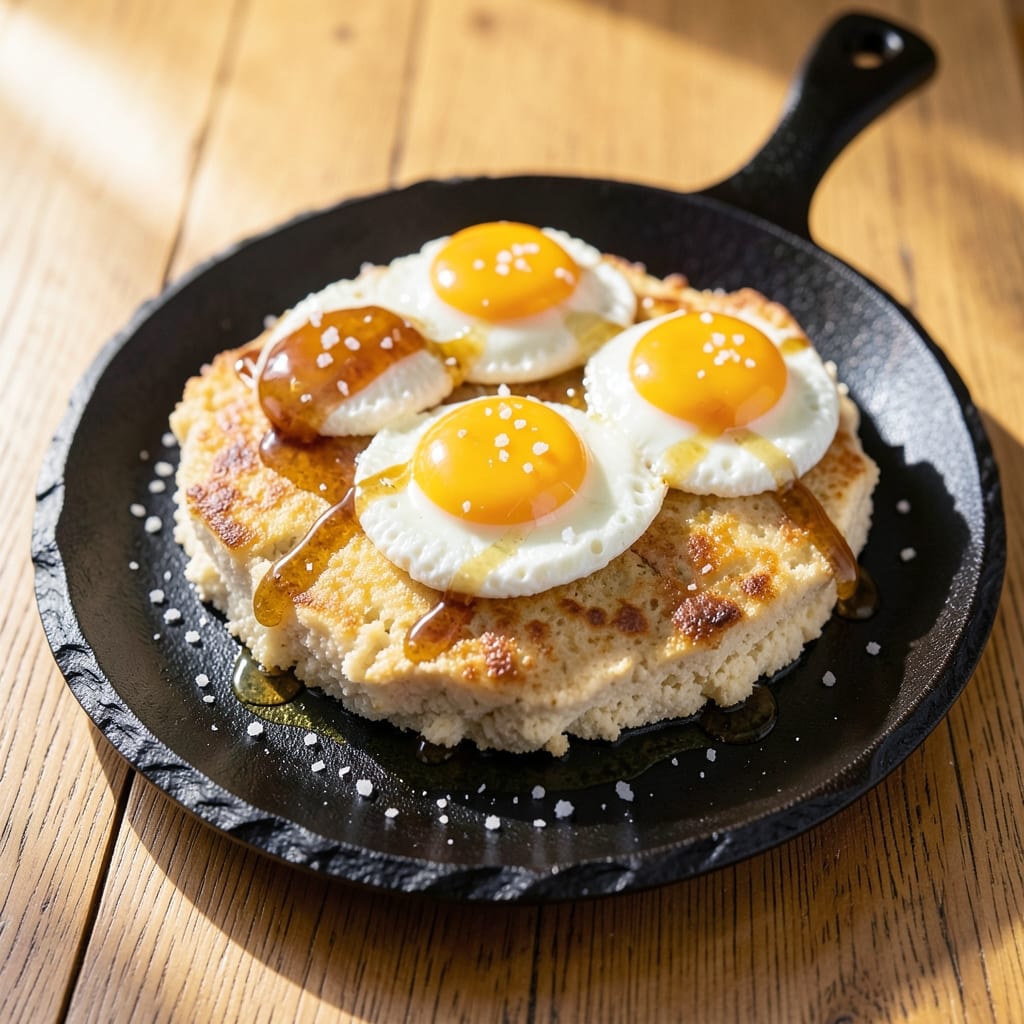 Egg And Flour Recipe: Golden Crust Bites With Runny Yolk Magic