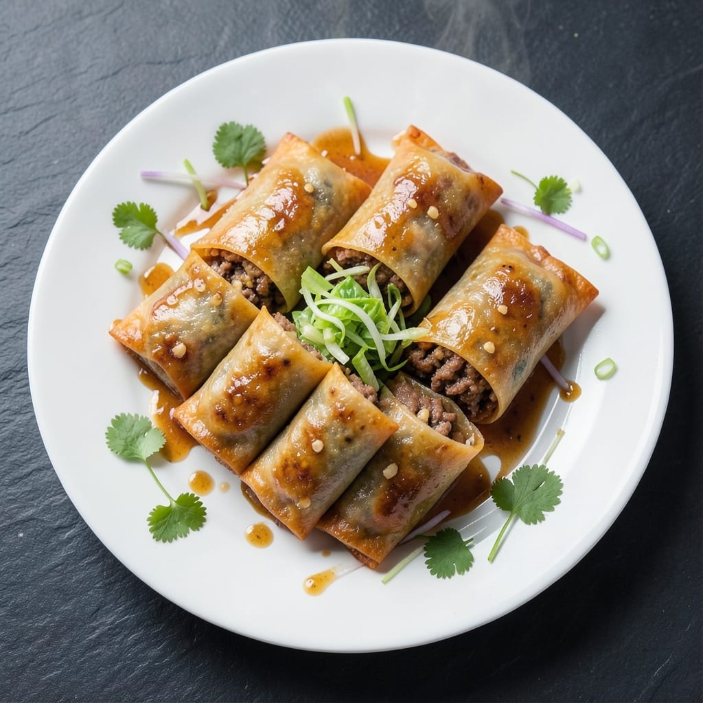 Chinese American Egg Rolls Recipe: Crispy Wonton Shells Filled With Sweet Cabbage