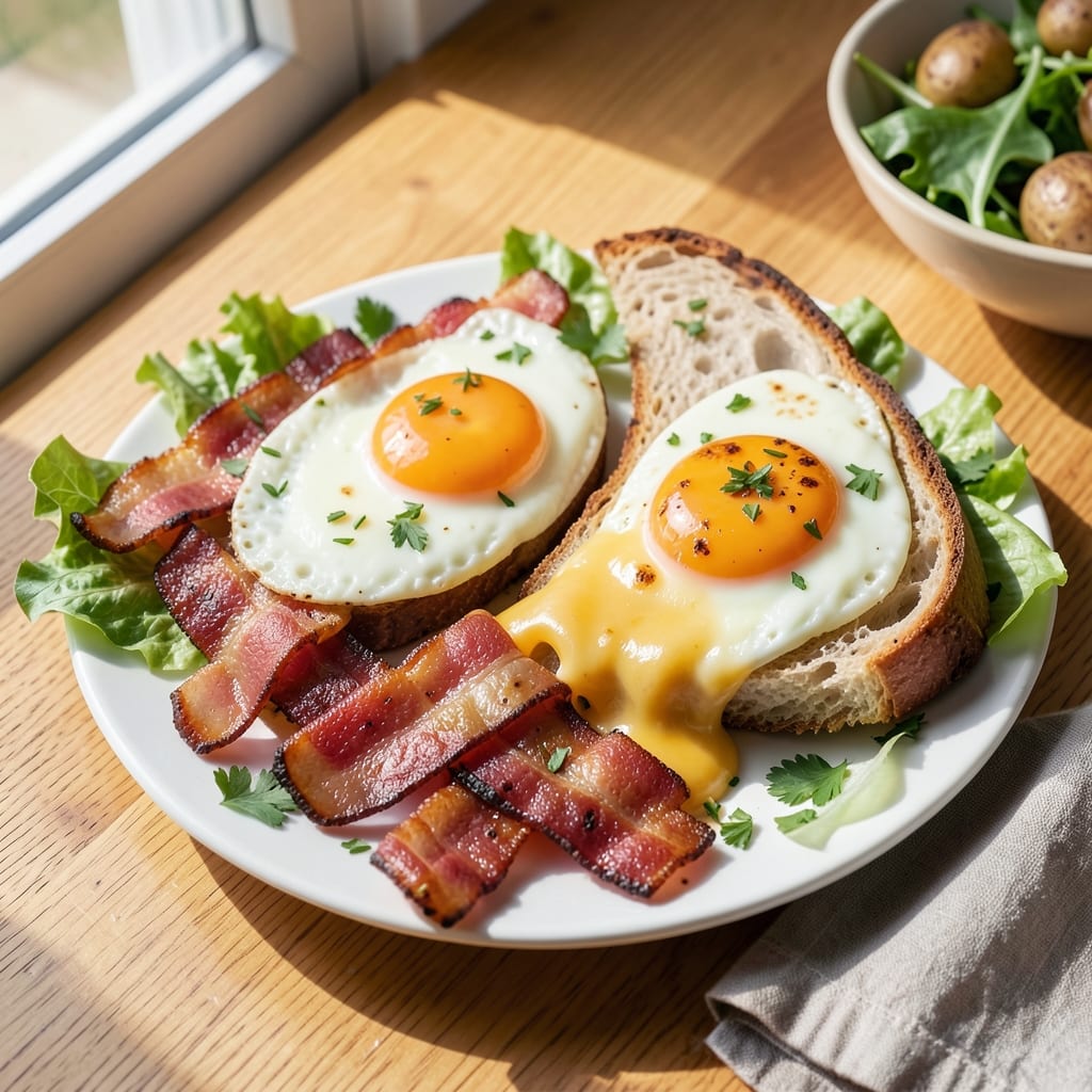 Bacon Egg and Cheese Sourdough Bread Recipe: Crispy-Crusted Sandwiches With Runny Yolk Magic