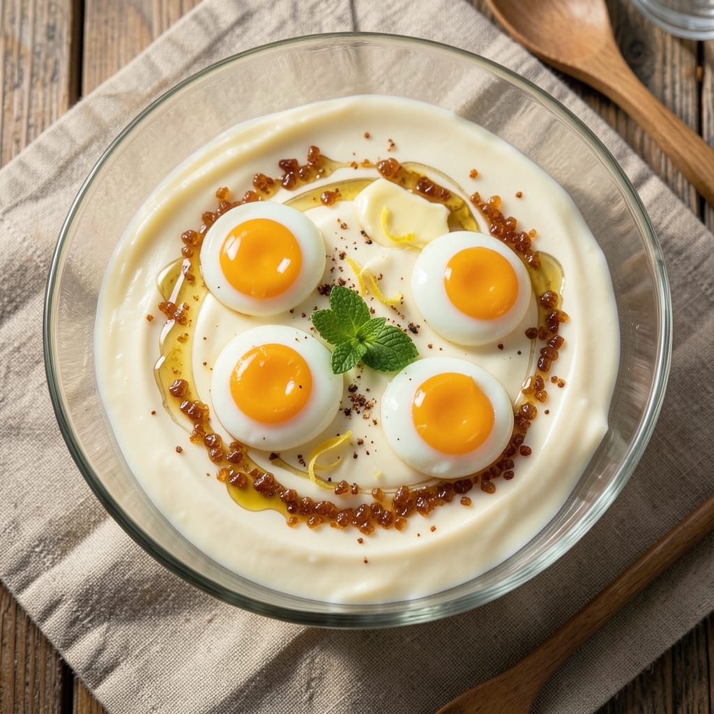 Custard Powder And Egg Recipe: Fluffy Clouds With Crispy Celery Top