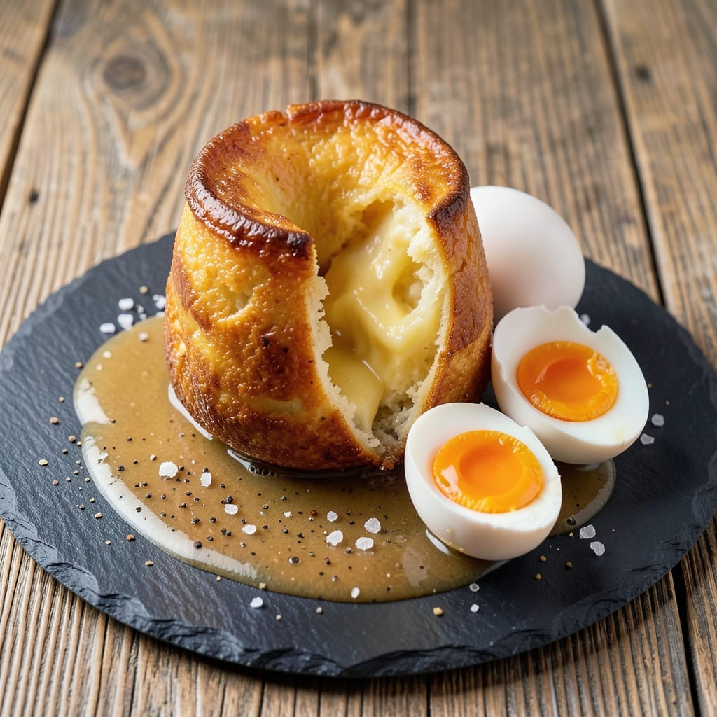 Duck Egg Yorkshire Pudding Recipe: Golden Lace Puffs With Runny Centers