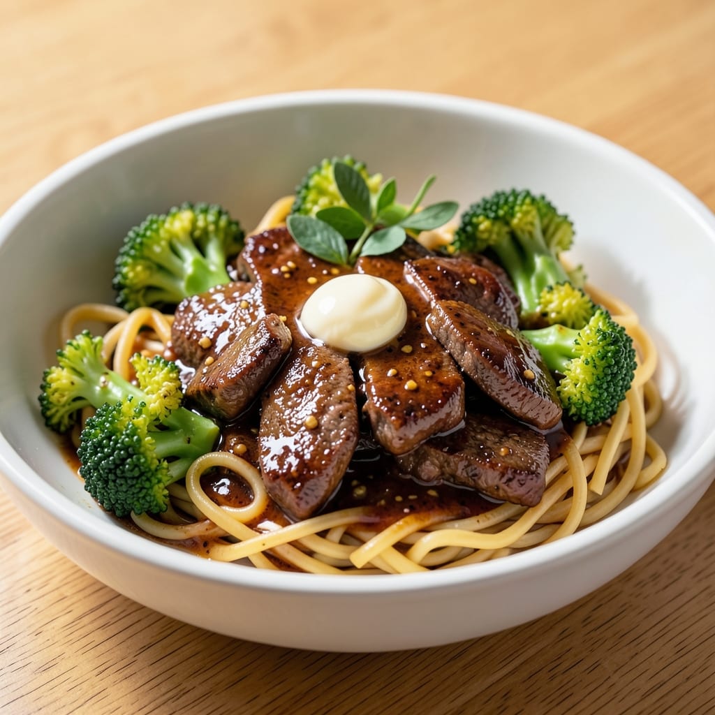 Beef Broccoli Egg Noodle Recipe: One-Pan Garlic Butter Magic