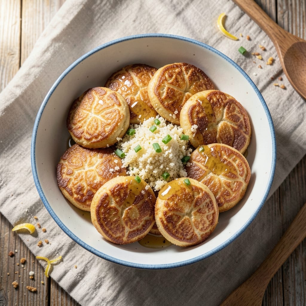 Chinese Egg Biscuit Recipe: Crispy Celery Crust with Runny Yolk Surprise
