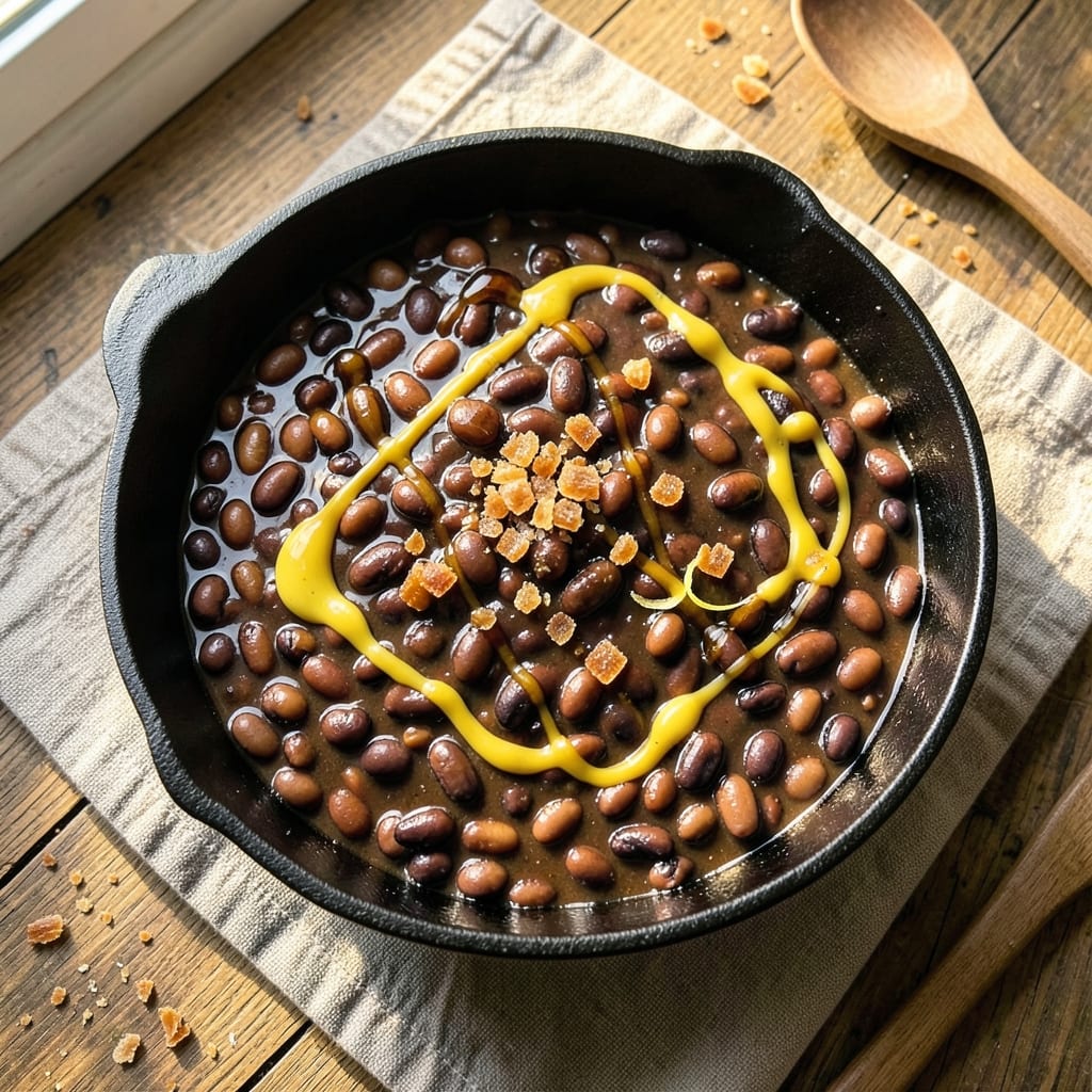 Big Green Egg Baked Beans Recipe: Smoky-Sweet Depth From Cast Iron Heat