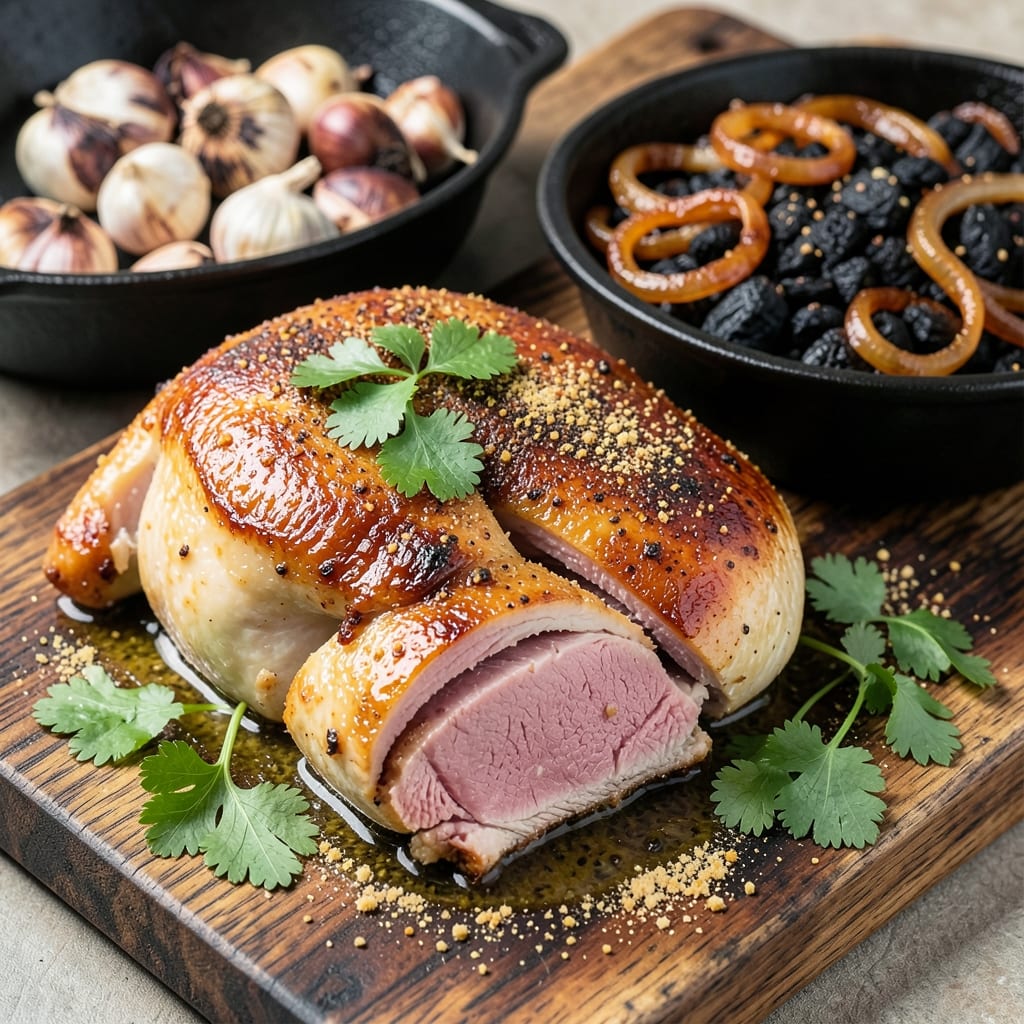 Big Green Egg Sittin' Chicken Recipe: Smoky Cumin-Kissed Crunch With Juicy Dark Meat